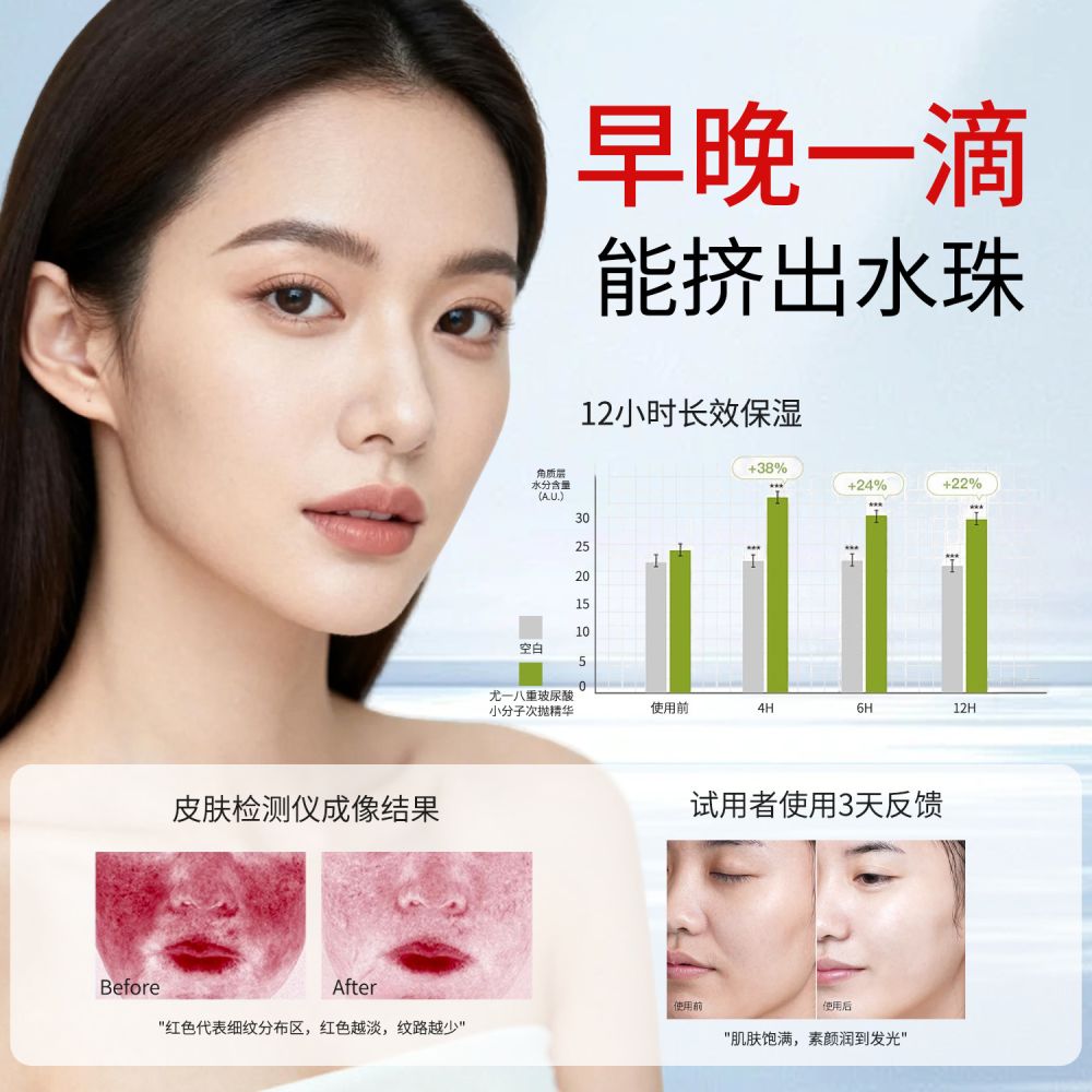 UYI hyalüron asit serum, nemlendirici, cilt tabanı esansı