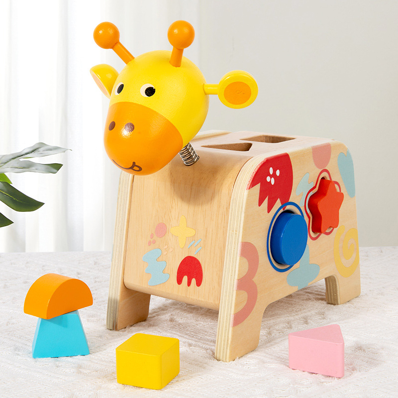 Montessori Intelligenzbox große Perlen Form- und Farbzuordnung Bausteine