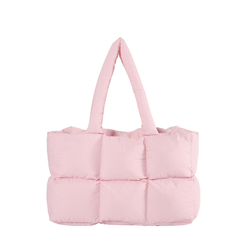 Cross-border wholesale bags, large capacity soft puffed bags, shoulder strap puffed jacket bags, cloud pattern crossbody bags. - 7