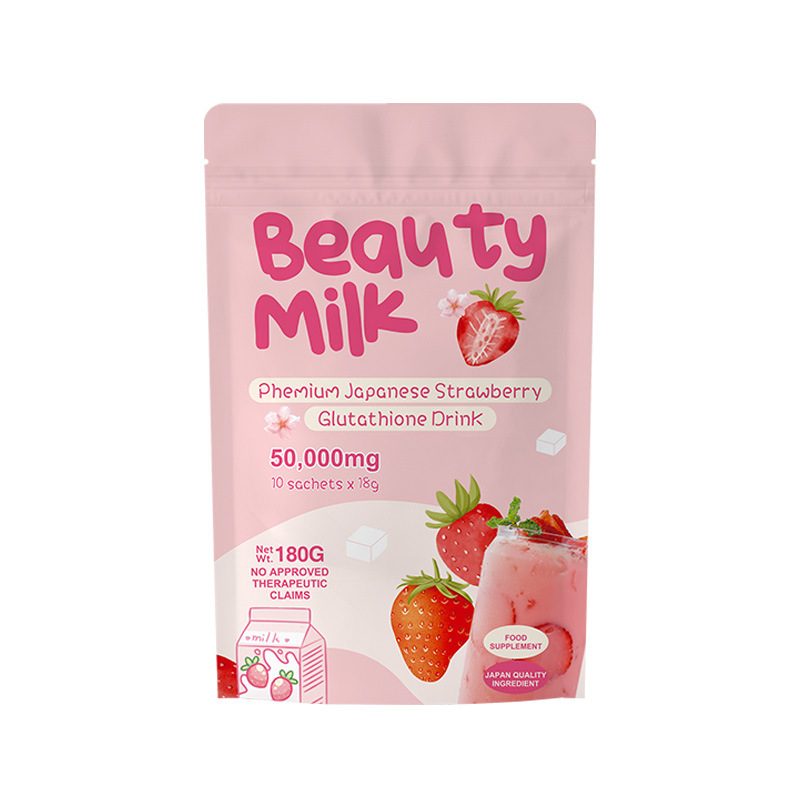 BeautyMilk Premium Drink Powder, Banana Flavour Collagen - 8