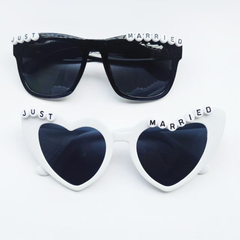 Cross-border Classic Bride and Groom Glasses, Party Glasses, Elegant Dress-Up Glasses, Suitable for Photos and Balls, Wholesale and Dropshipping