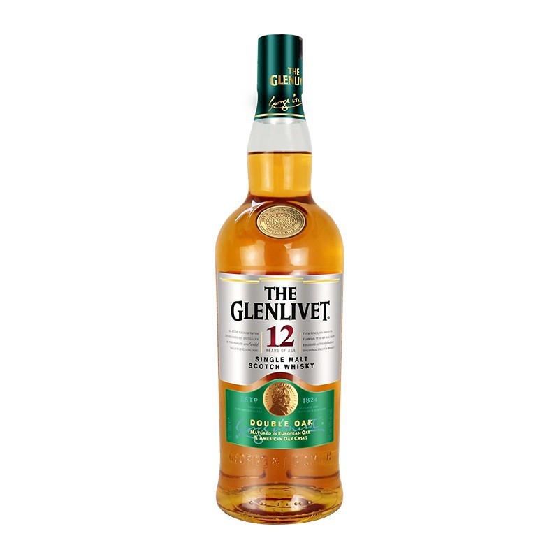 Glenlivet 12 Year Old Single Malt Whisky, 700 ml
