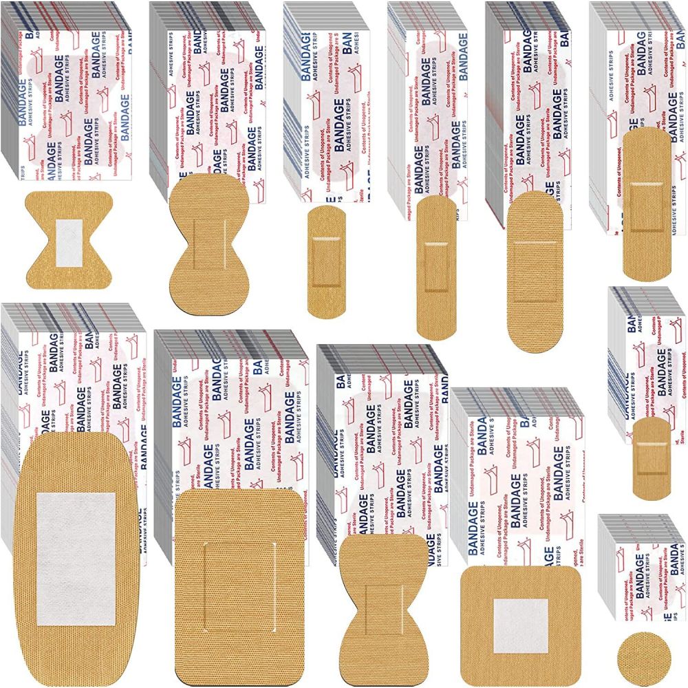 Breathable Elastic Fabric Wound Plasters in Multiple Sizes - 1