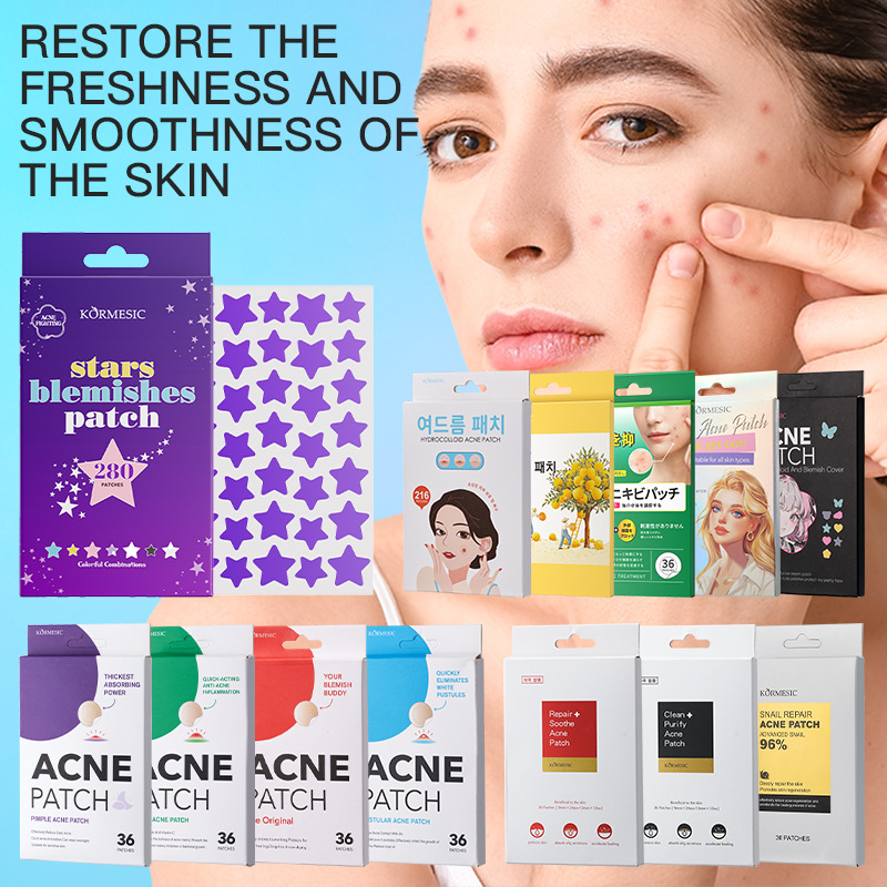 KORMESIC Full English Acne Patch, Invisible Cover