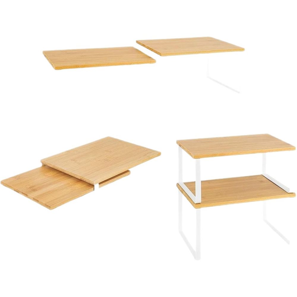 Cross-border living room storage shelf kitchen storage shelf spice rack wooden multipurpose desktop storage shelf cabinet storage shelf - 6