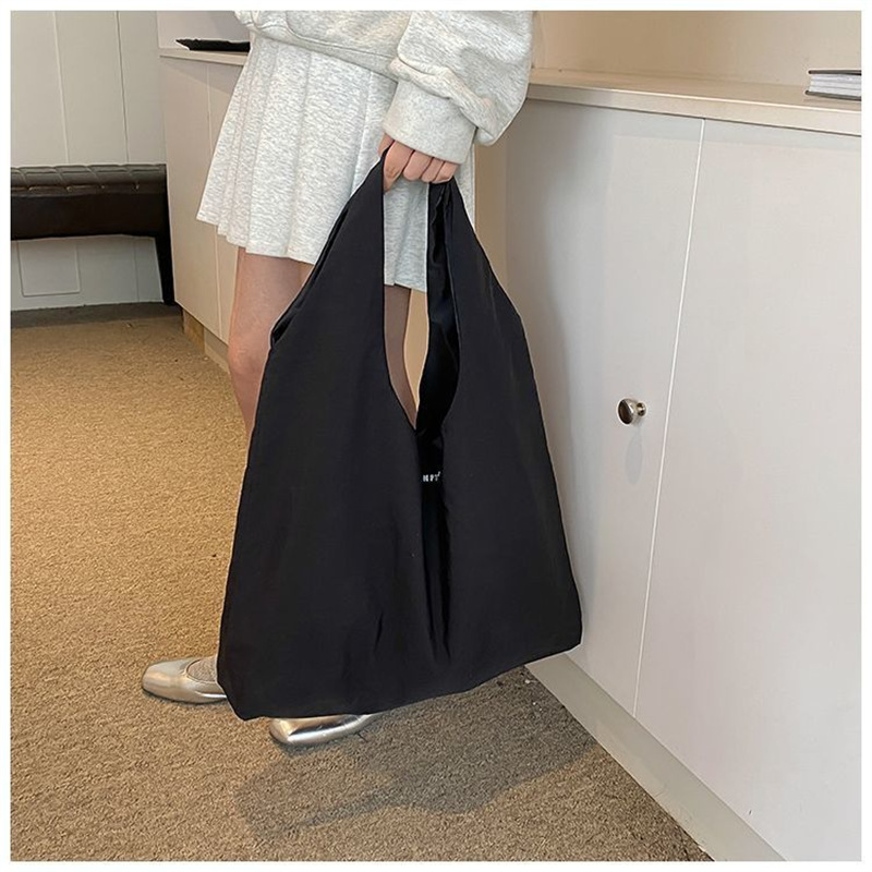 Widelia summer large tote bag quick-drying nylon shopping bag large capacity shoulder bag for women - 7