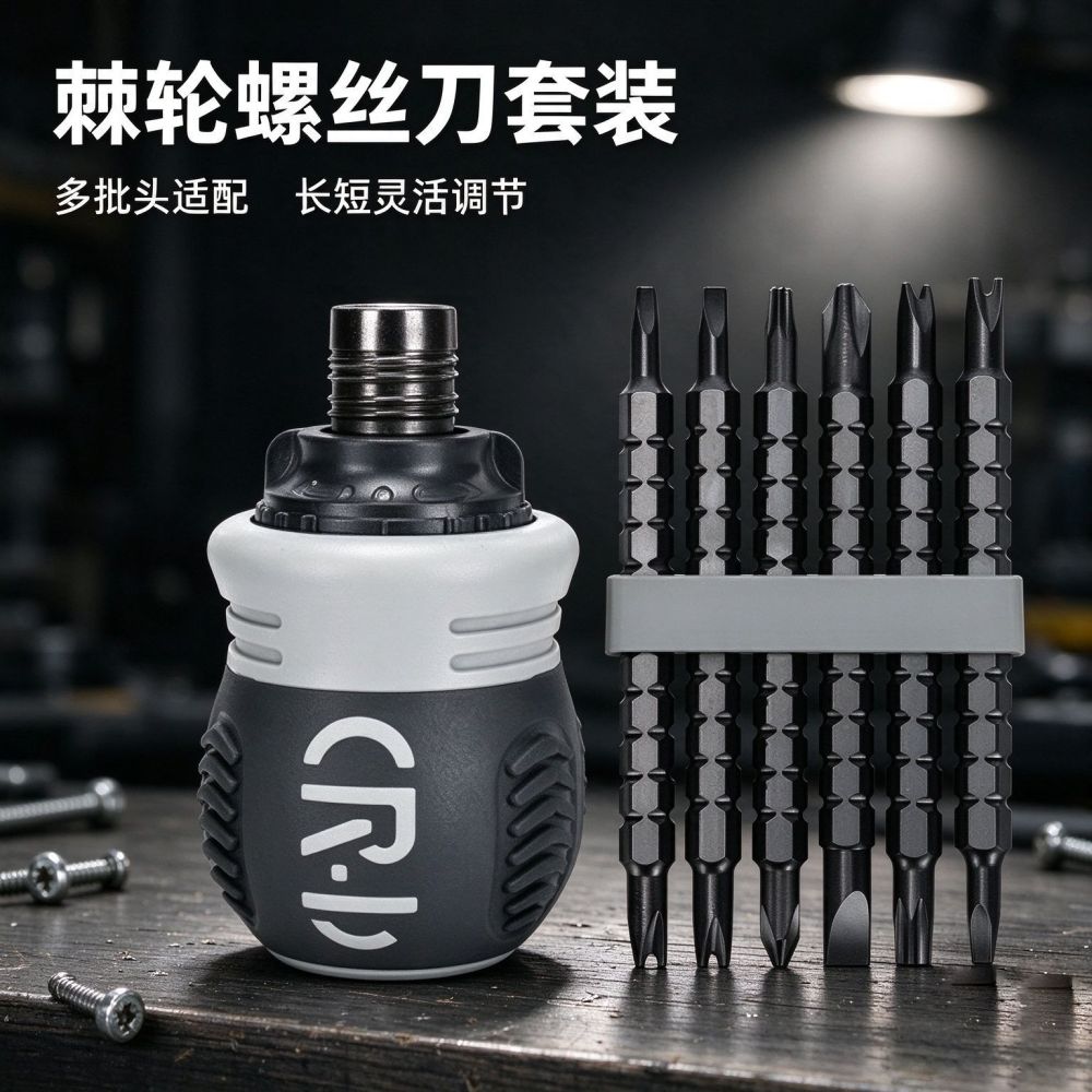 Semi-Automatic Dual-Head Telescopic Screwdriver Set
