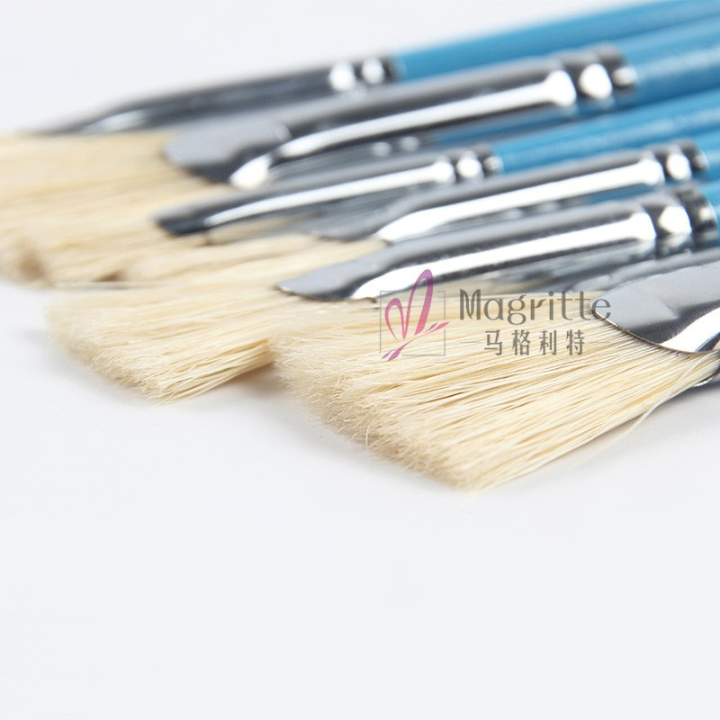 Magritte Art Brush Set, Gouache Fan Brushes