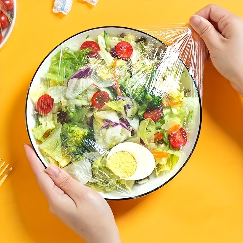 食品级一次性保鲜套加厚弹力保鲜膜套家用剩菜碗罩防尘松紧保鲜罩