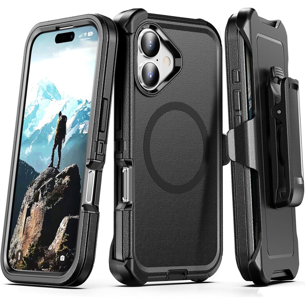 iPhone 18 Pro Max üç korumalı manyetik kılıf, nötr renkler