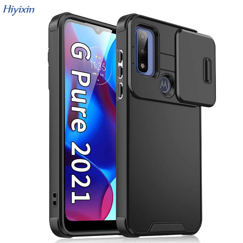 Moto G stylus 5G için uygun itme penceresi düşmeyi önleyici cep telefonu kılıfı G Power ikisi bir arada zırh koruyucu kapak