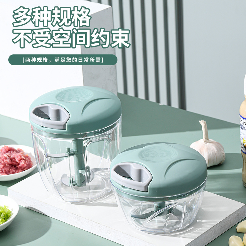 Garlic press, manual garlic press, multifunctional garlic crusher, ginger garlic grinder food supplement grinding machine, kitchen mini garlic mixer - 5