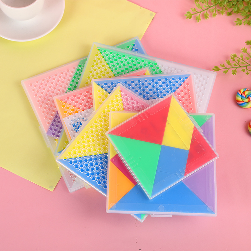 Çocuklar İçin Plastik Tangram Eğitici Oyuncak Erken Eğitim Materyali