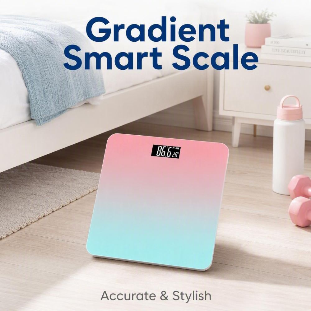 Human Body Scale Weight Scale Optional Rechargeable Health Scale LED Hidden Display Smart Home Colorful Mini Electronic Scale Factory