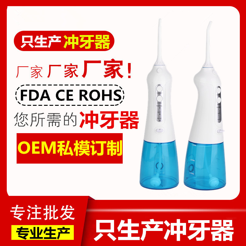 Handheld Mini Portable Water Flosser, 3 Modes, 300ML Tank