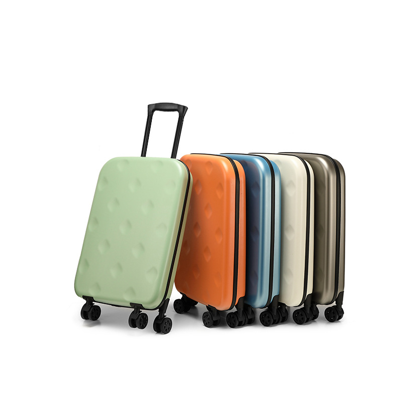 Neue grenzüberschreitende faltbare Reisetasche mit Rädern universeller Rollkoffer tragbarer Aufbewahrungskoffer mit Code 20 Zoll ausgekleidete Tasche