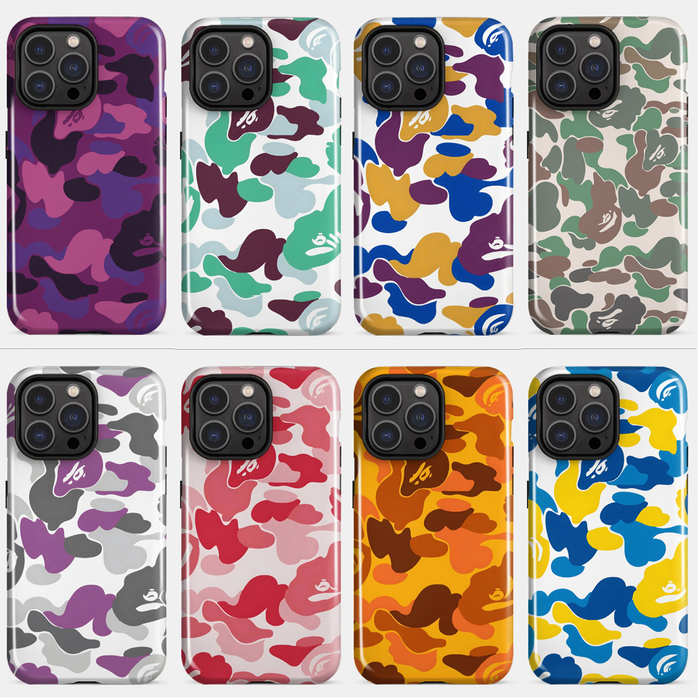 Camouflage Phone Case for iPhone 18 Pro Max, Drop-Proof Hard Shell