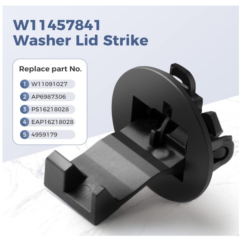 Çamaşır makinesi kapı kilidi, W11457841 / W11091027 uyumlu