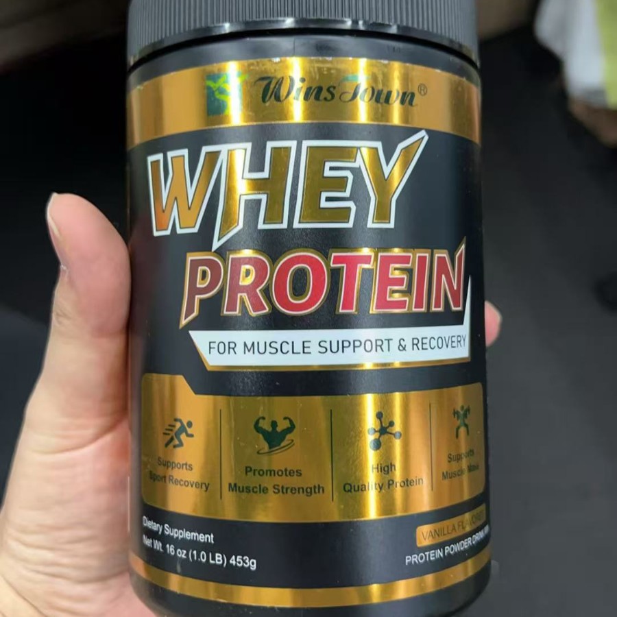 Whey protein powder 450g, for fitness enthusiasts