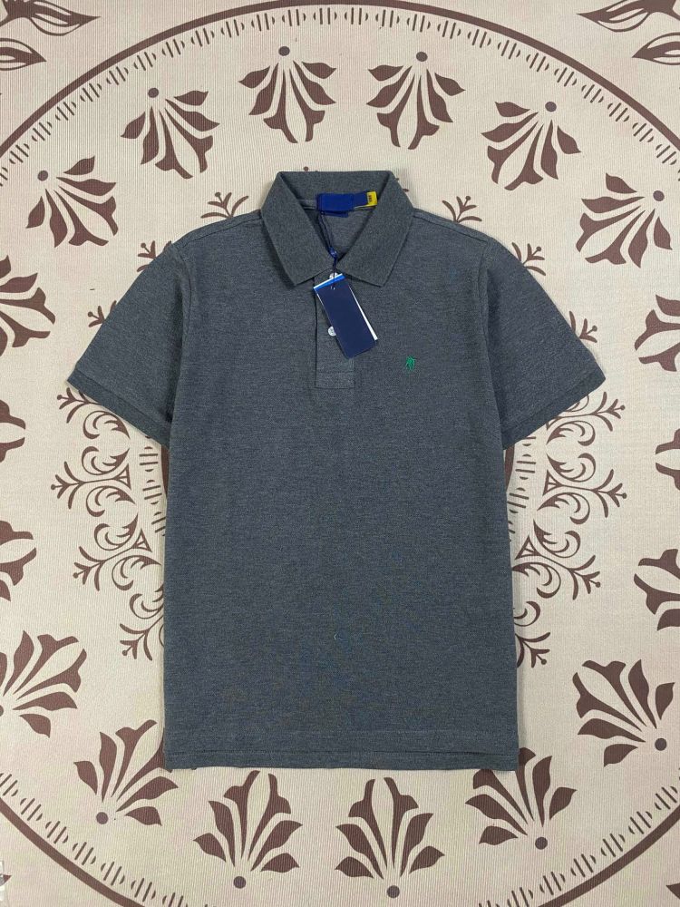 Футболка с отложным воротником RL в стиле Ralph Lauren с логотипом Little Pony, вышивкой, 100% хлопок, классический хлопковый топ с коротким рукавом, поло, экспортная модель, женская