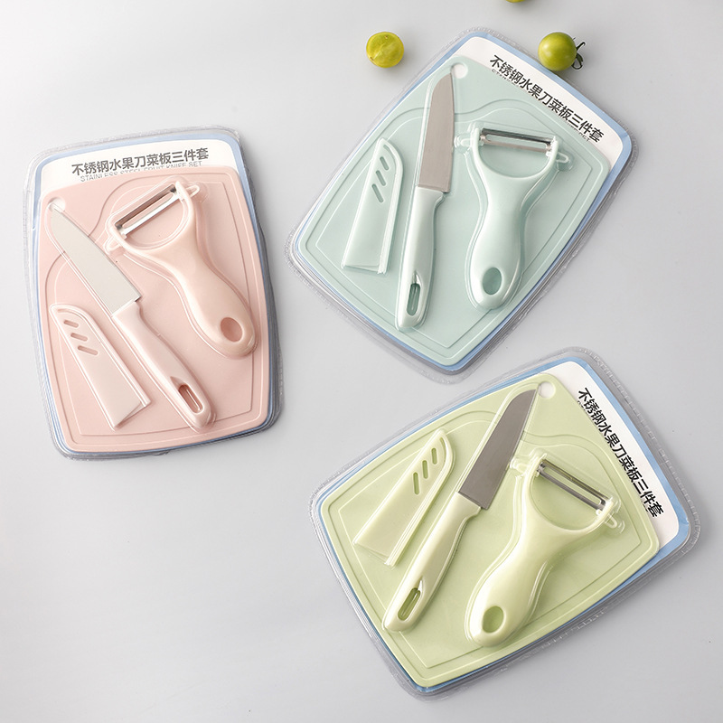 Stainless Steel 3-Piece Kitchen Knife Set