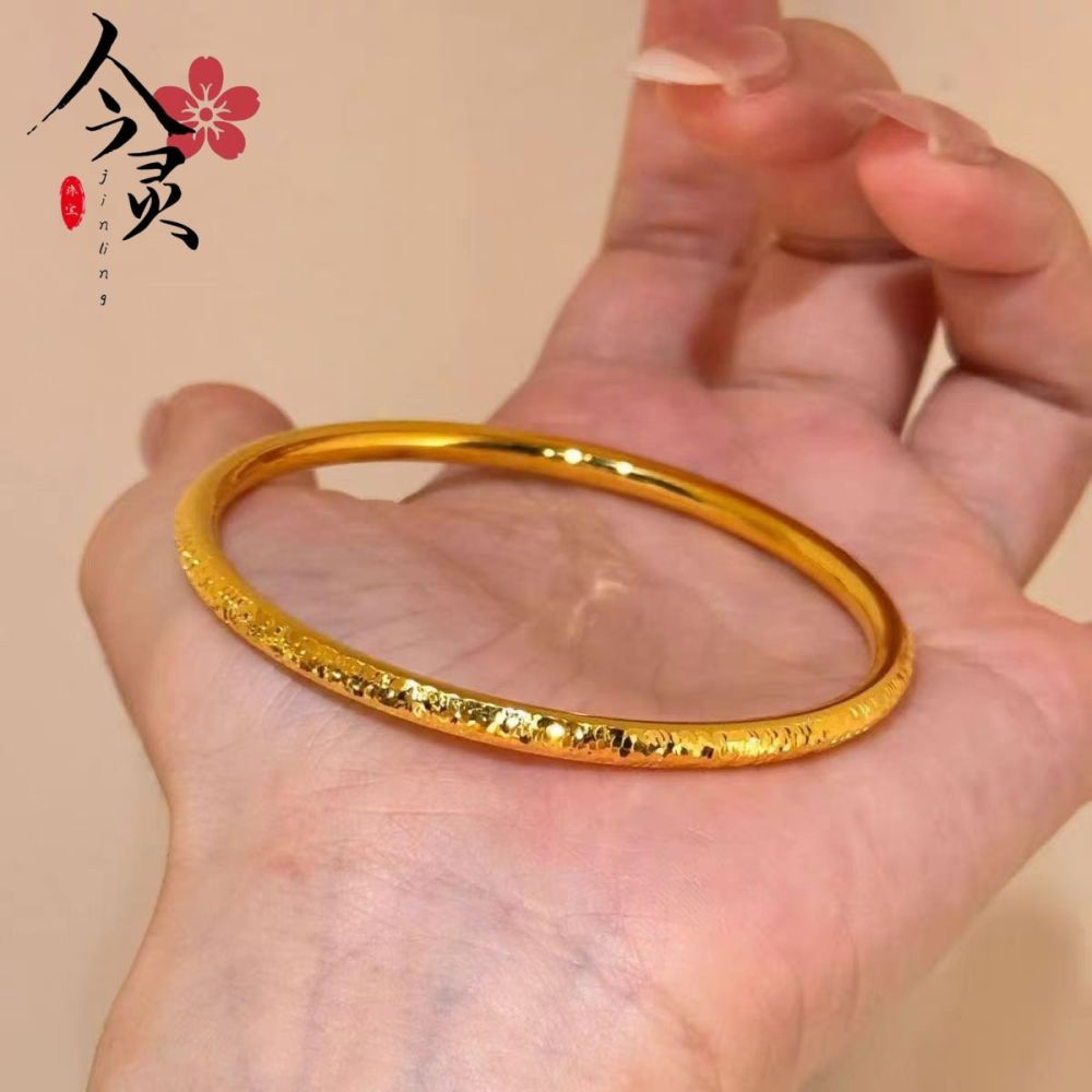 3mm Goldarmband, glitzernd, Damenmodedesign - 1
