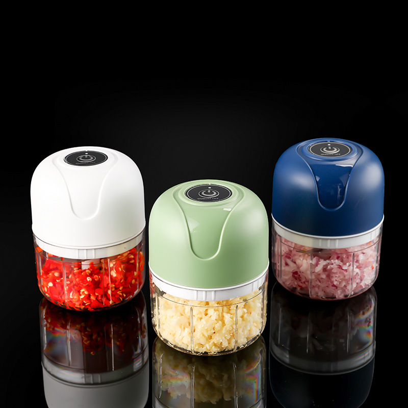 Electric Food Processor Mini Kitchen Garlic Sauce Mixer Baby Food Meat Grinder Household Multifunctional Garlic Crusher - 3