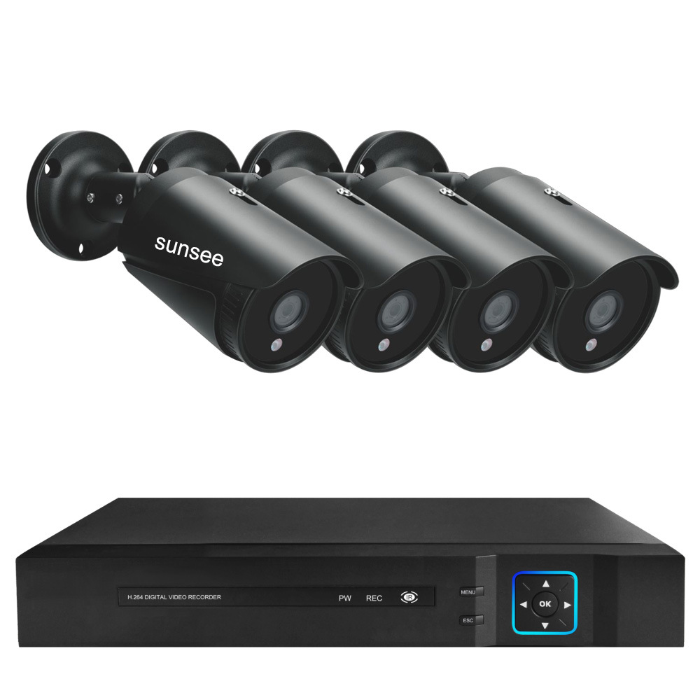 AHD TVI 4-in-1 Überwachungskamera-Set, 4 oder 8 Kanal