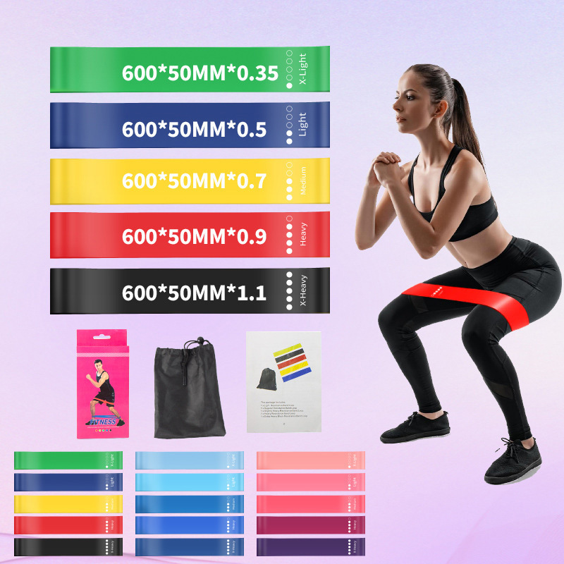 TPE Elastic Resistance Band for Yoga and Exercise, Thickened