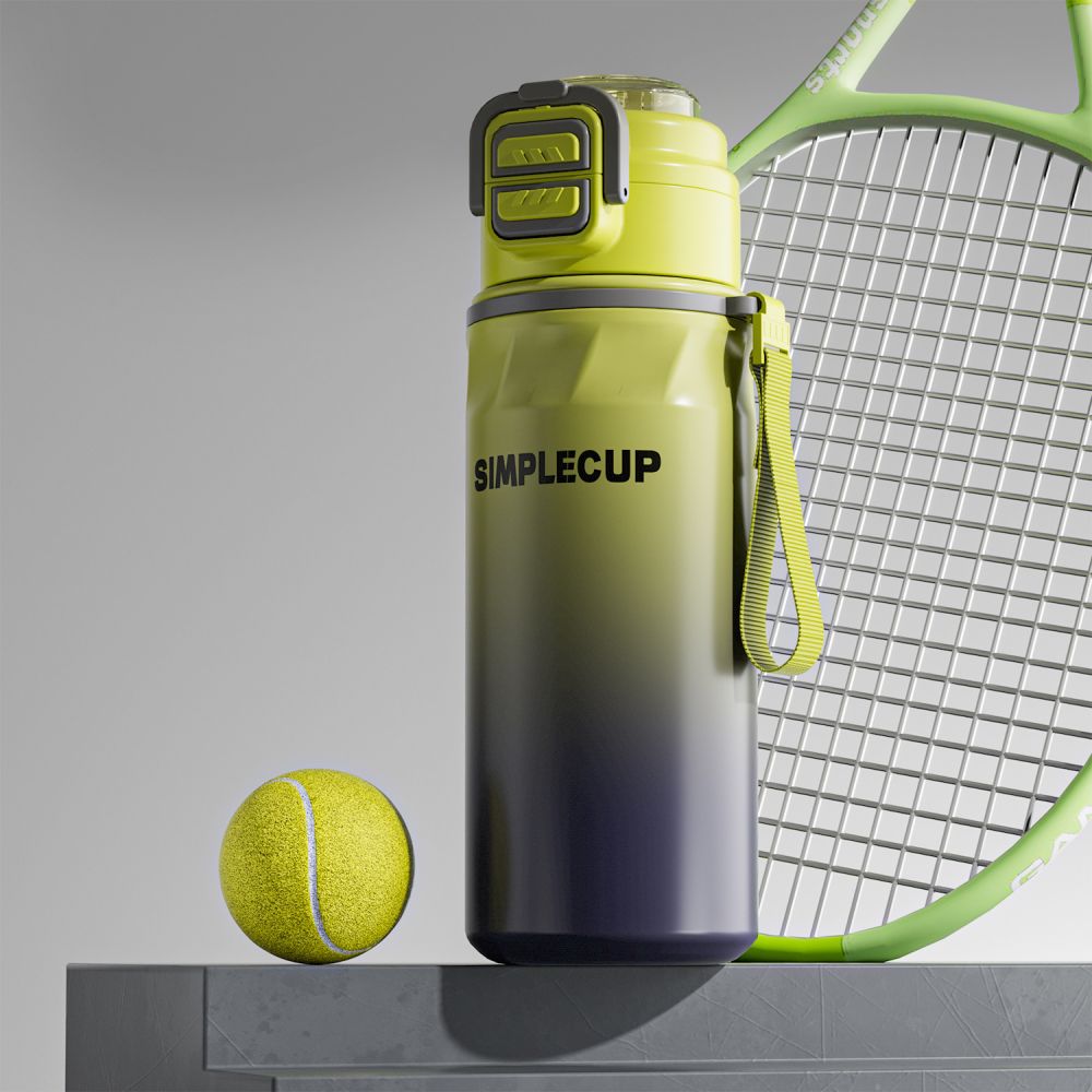 Outdoor Sports Insulated Spray Water Cup Large Capacity Student Specific 316 Stainless Steel Straw Cup Portable Thermal - 11