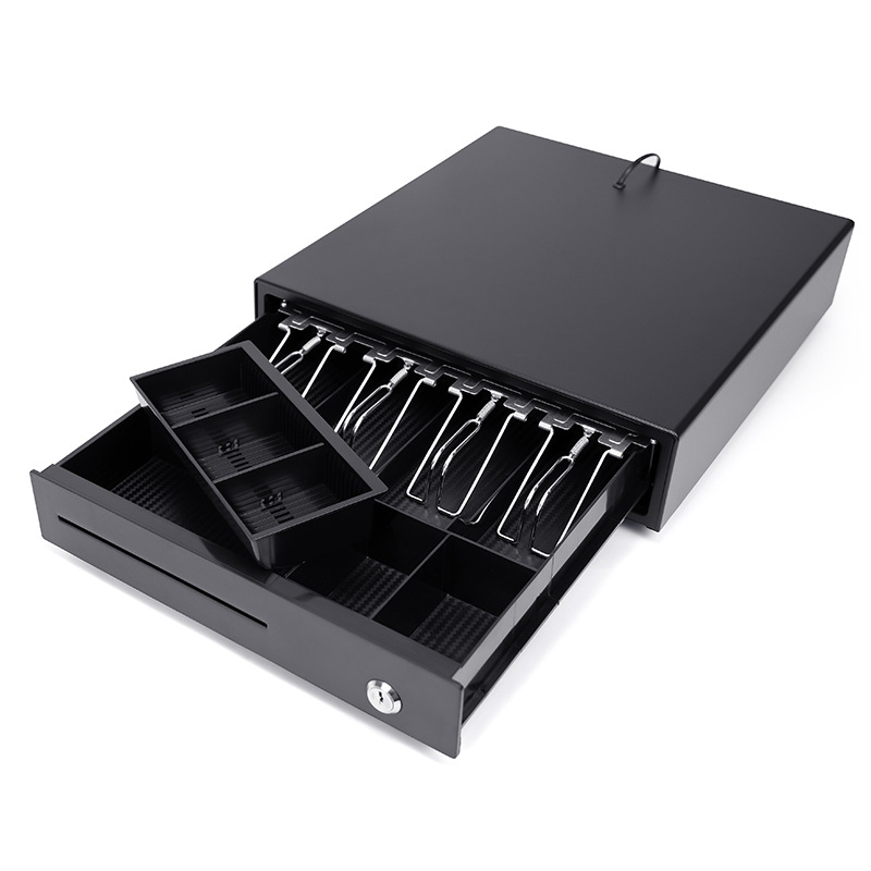 Dongwei 335D cash register cash drawer four compartments three-speed cash register cash register/supermarket cash drawer POS machine cash drawer