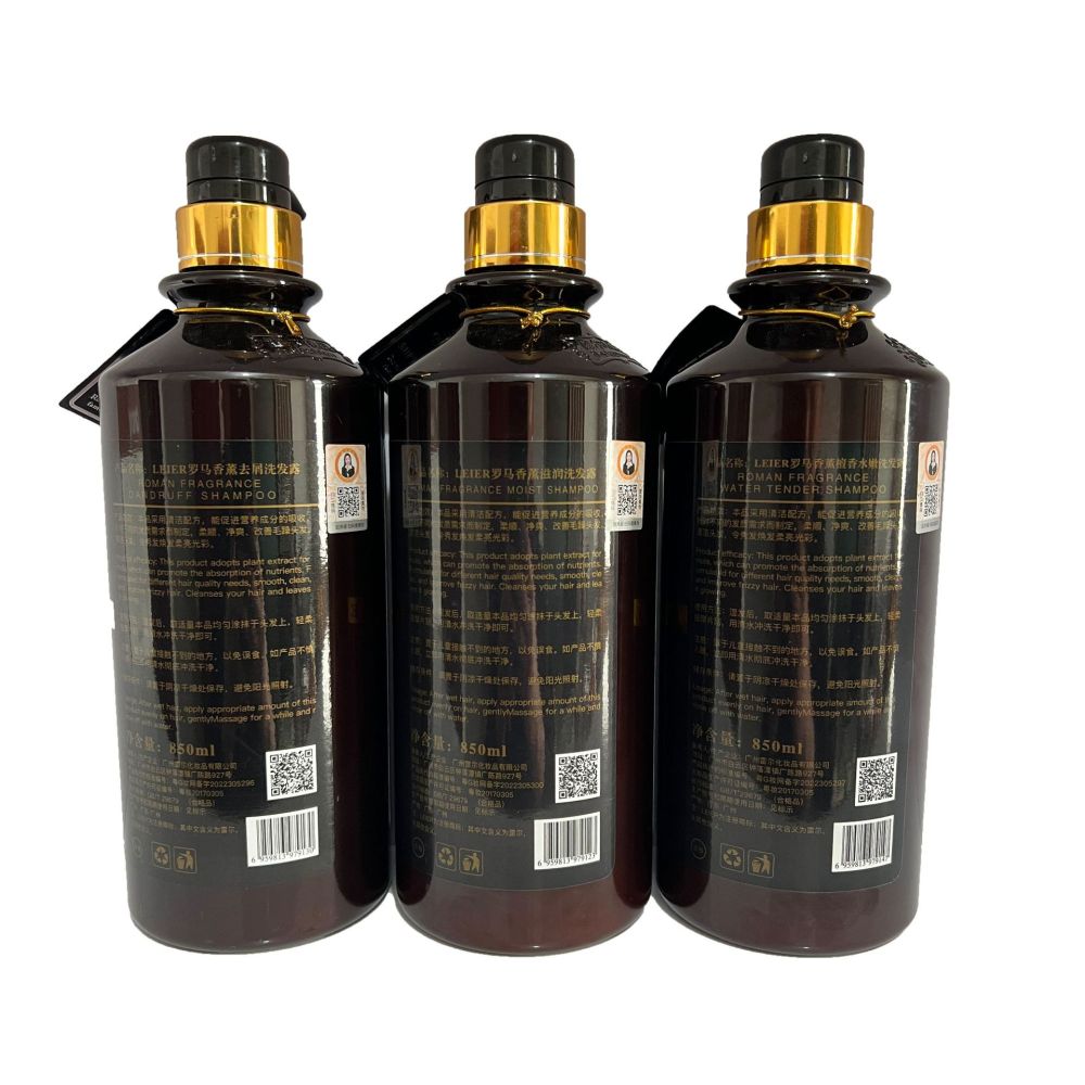 Roma Aroma-Therapie Shampoo 850g gegen Schuppen und Juckreiz, pflegend, geschmeidig und glättend, langanhaltender Duft, Conditioner, Spa-Therapie-Essenz, Großhandel