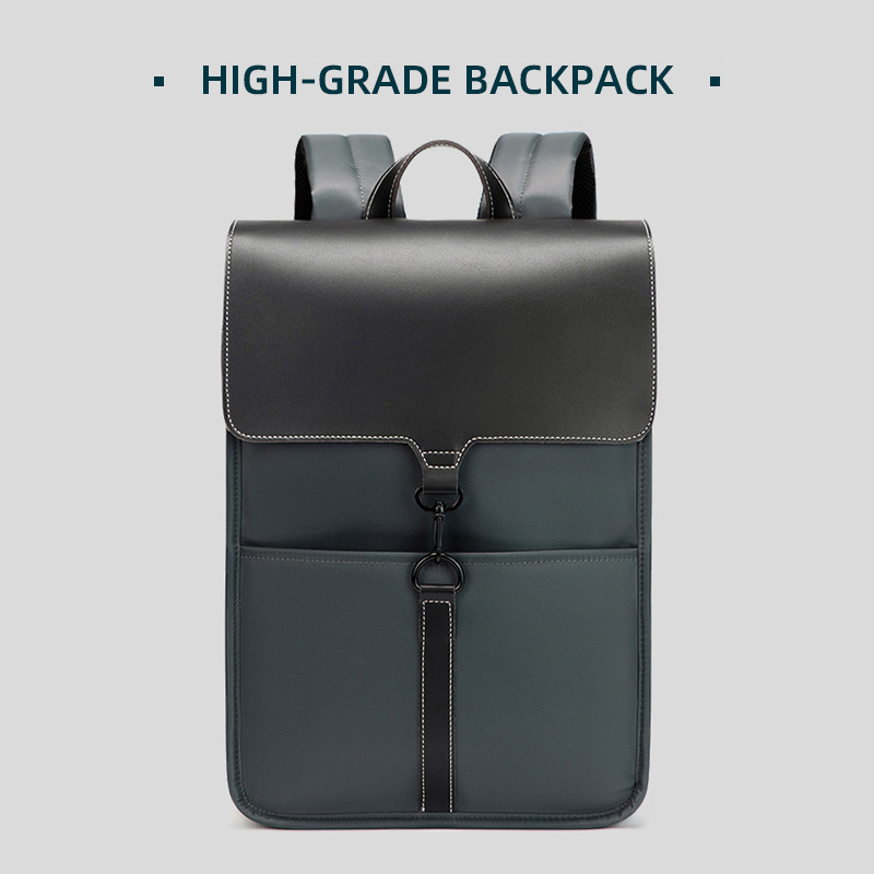 Men's backpack, premium, minimalist, versatile, fashionable, popular, large capacity, lightweight, business laptop backpack for 16 inch notebooks - 1
