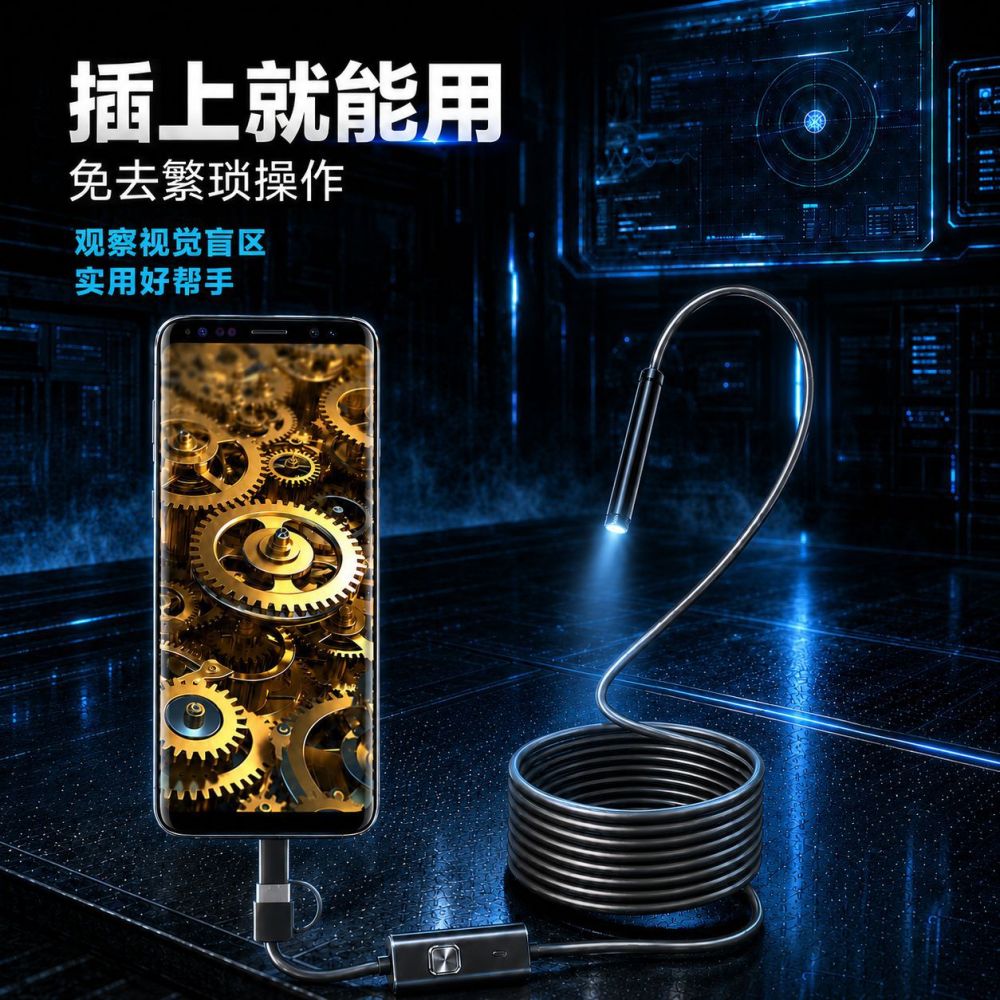 Endoscope camera Type-C, HD, Android phone compatible