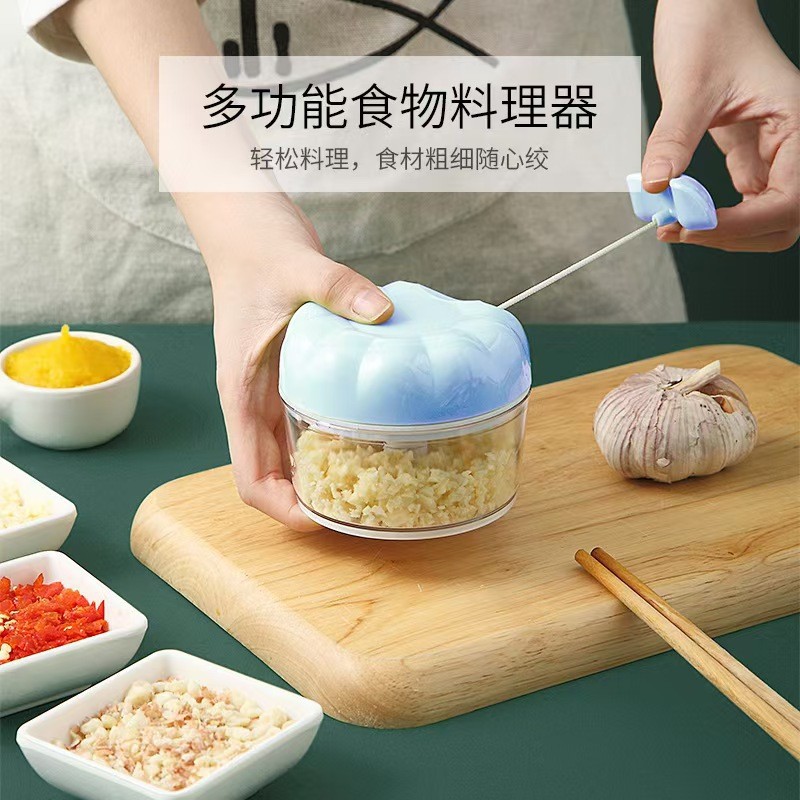Home type garlic press manual crusher kitchen garlic mincer mini kitchen food processor garlic grinder - 3