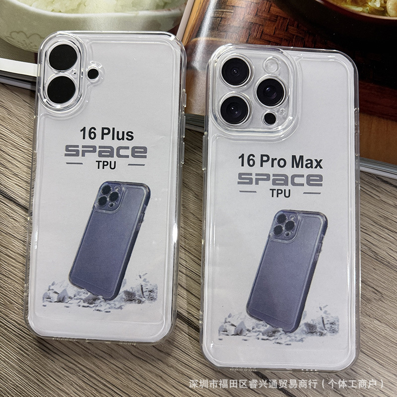 iPhone 16 PRO MAX şeffaf yumuşak kılıf 18 Apple 15 uzay temalı kılıf 11/12/13 cep telefonu kılıfı 17 için uygun