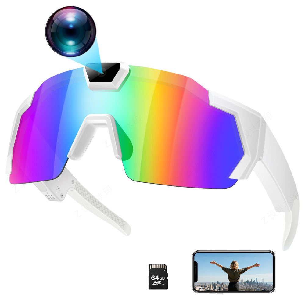 Smart Cycling Sunglasses with Camera for Photo and Video Recording