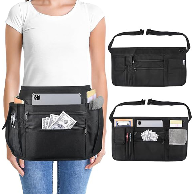 Multi-Pocket Waist Tool Bag for Restaurant and Garden Use