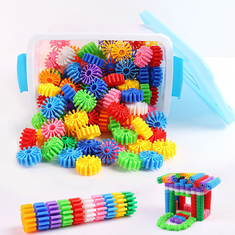 Gear building blocks toy 3-6 years, assembly, educational