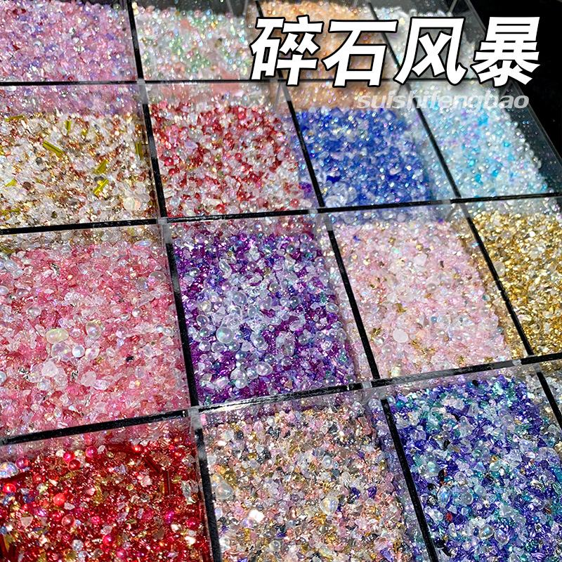 Resin Filler Material with Glitter Flakes for Handmade DIY Noisy Balls