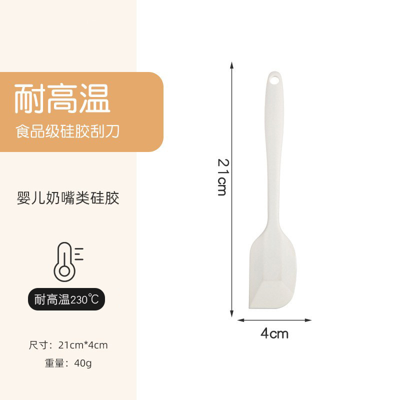 Silikon pişirme 3 parçalı kek kremalı spatula kazıyıcı mutfak ev yumurta çırpıcı barbekü yağ fırçası gadget - 7