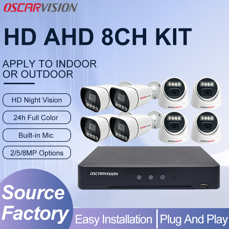 AHD coaxial camera, 2MP-5MP-4K, outdoor, waterproof - 1