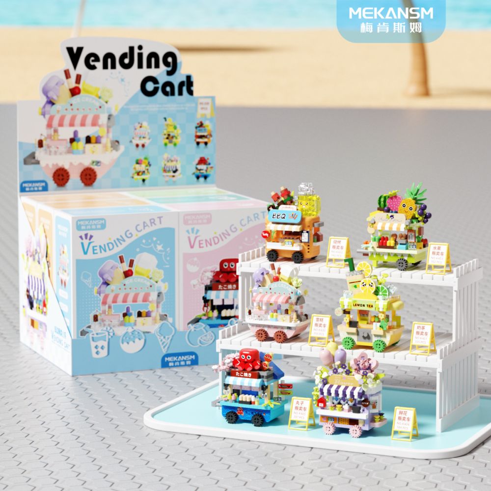 City Street Scene Building Blocks, Lego Compatible Mini Small Particle Set