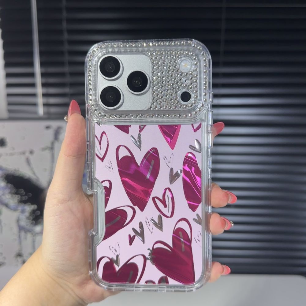 INFINIX Note 60 çift katman altın damlacık taş çerçeve kılıf