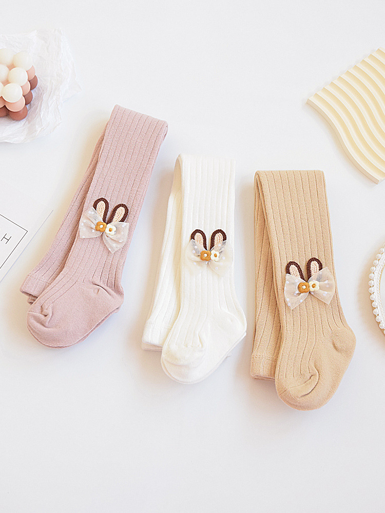 Mädchen-Strumpfhose für Baby, Frühling und Herbst, einteilig, dünn bis mittel, Cartoon-Mot