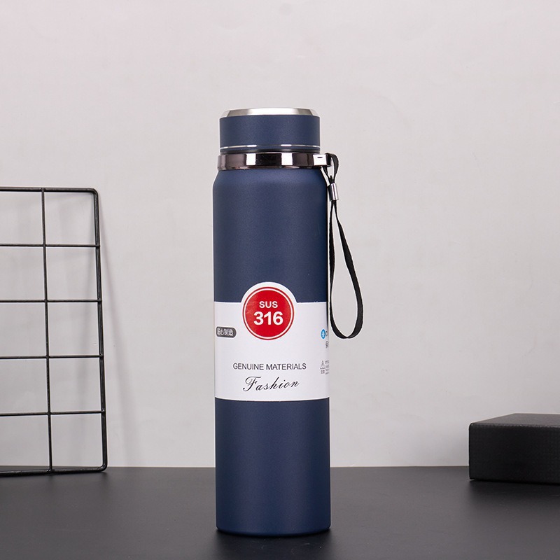 Stainless steel 316 thermos cup, large capacity tea and water separation tea cup, sports portable water heater, outdoor - 10