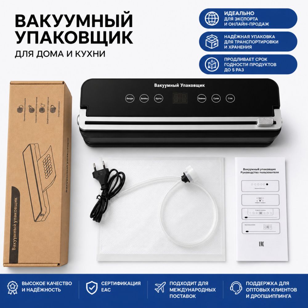 Gıda vakum kapatma makinesi yüksek kaliteli kesme bıçağı