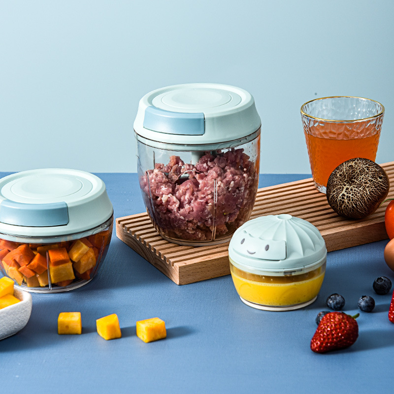 Manuelle Knoblauchpresse Knoblauch-Zerkleinerer Küchen-Mini-Knoblauchbrecher Knoblauch-Hackmaschine Knoblauch-Maschine zum Hacken kleine Küchenmaschine - 5