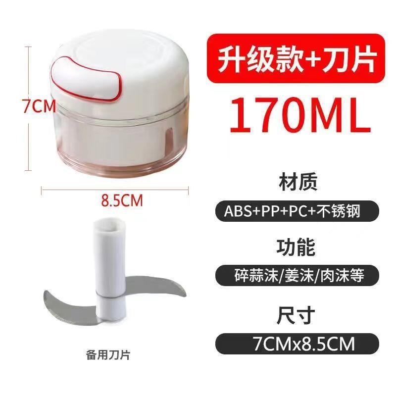 Trendy kitchen garlic press, wireless home garlic grinder, small mini manual garlic press. - 3