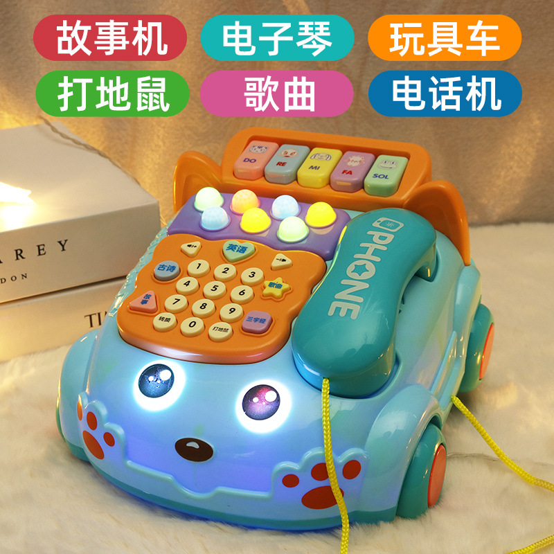 Musiktelefon-Spielzeug, Lernspielzeug für Babys, 1-2 Jahre
